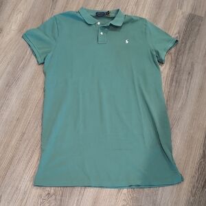 Polo by Ralph Lauren The Mesh Mini Green Polo Shirt Dress Size XXL